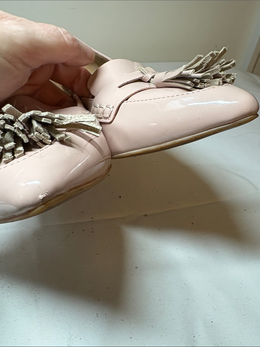 Tahari Blush Patent Heeled Pump Size 9 - Picture 5 of 11